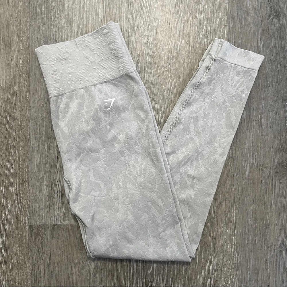 ADAPT ANIMAL SEAMLESS LEGGINGS Large butterfly grey